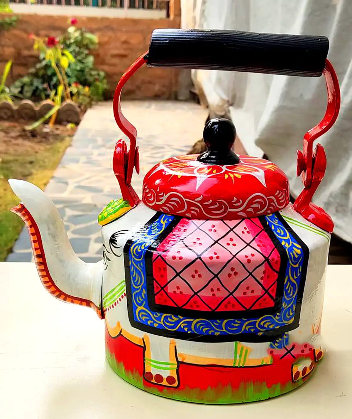 کتری فانتزی رنگی