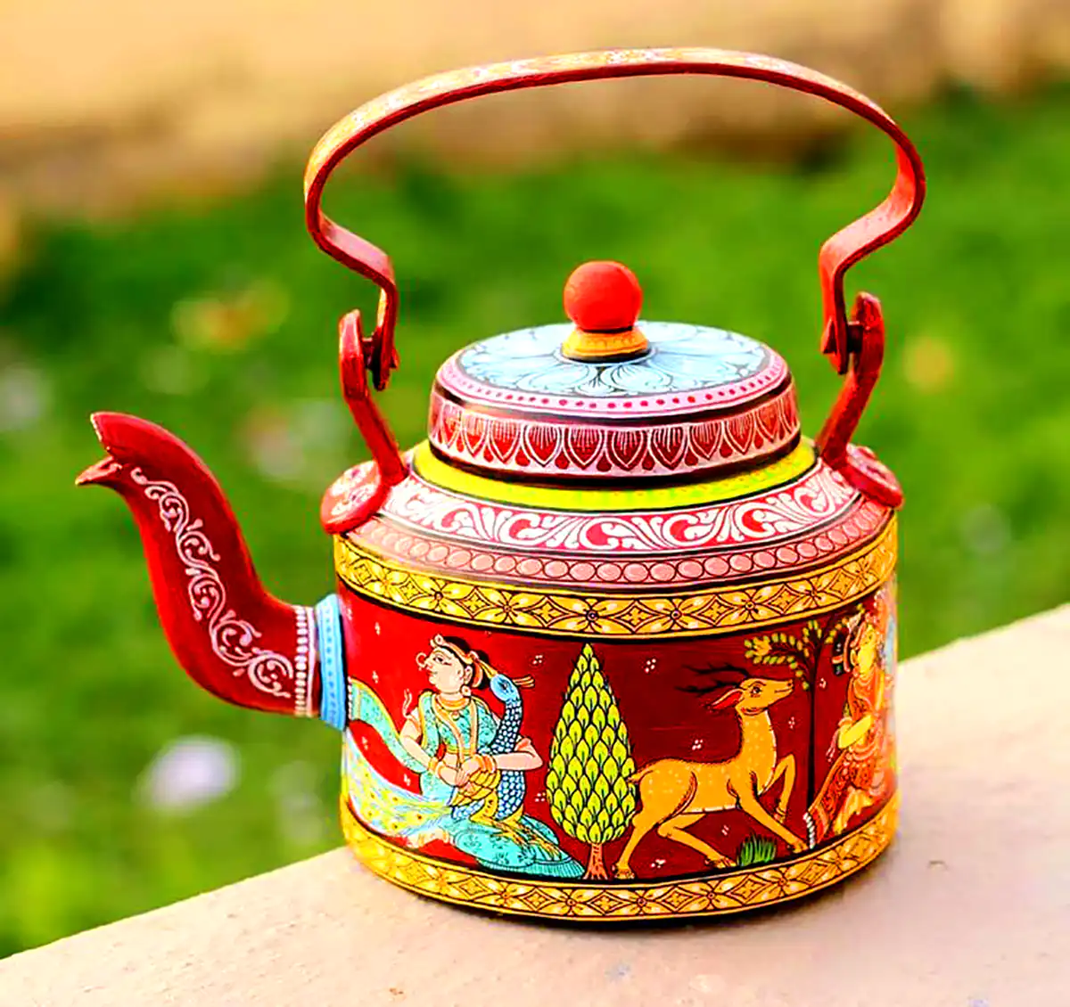 کتری فانتزی رنگی