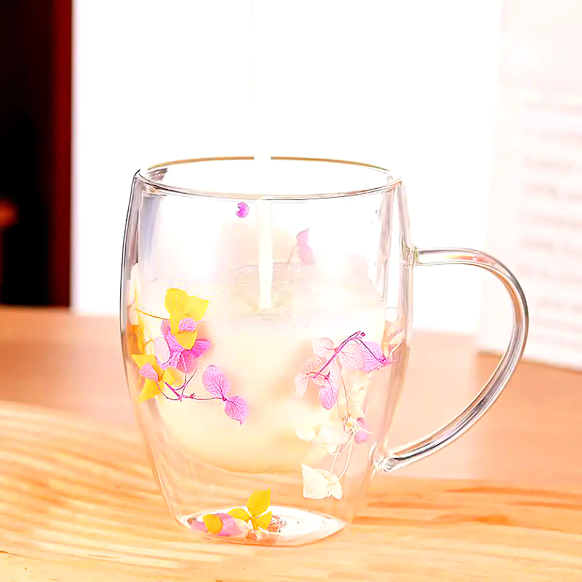 ماگ شیشه ای دوجداره