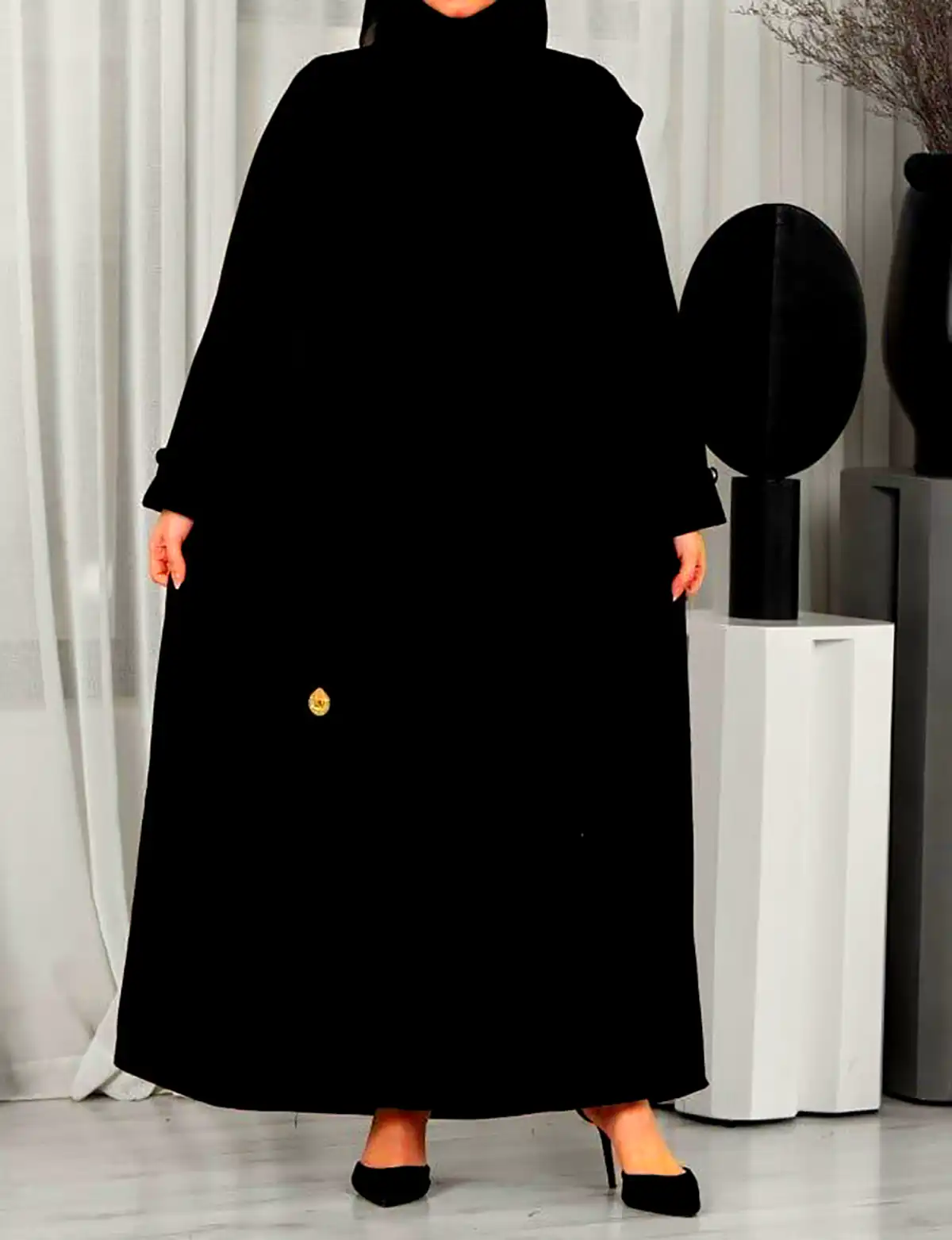 مانتو عبائی آستین دار