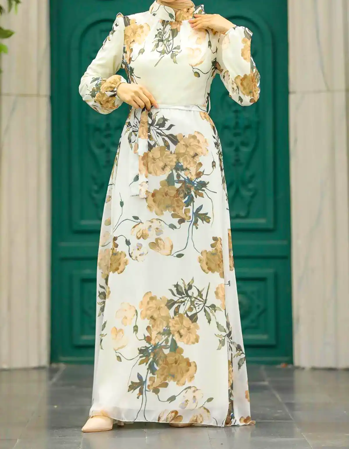 مانتو بلند گلگلی