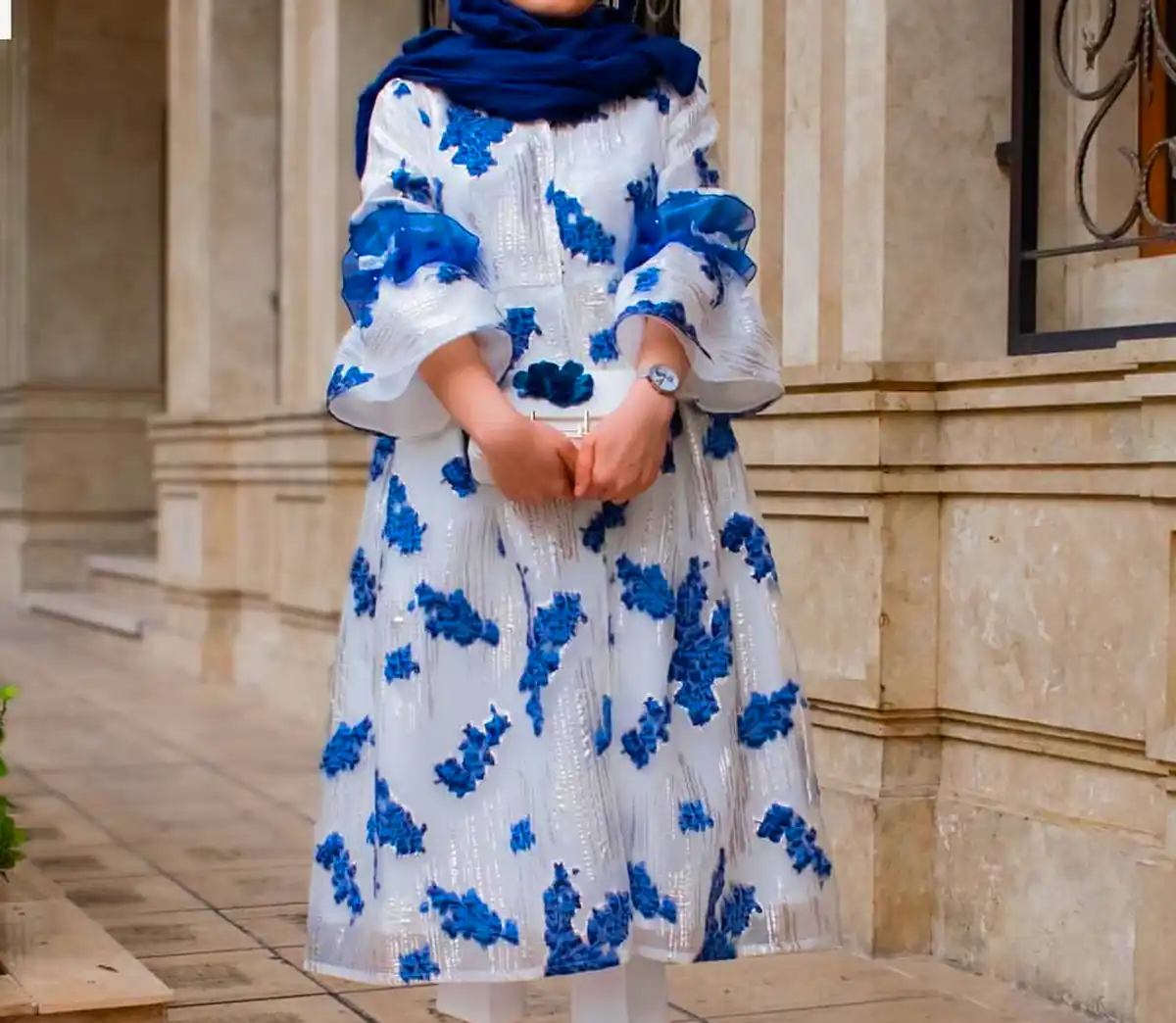 مانتو بلند گلگلی