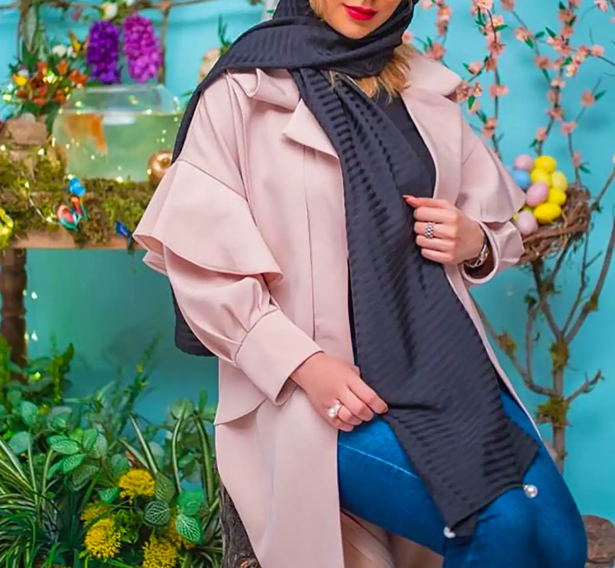 مانتو برای مهمانی بهاری