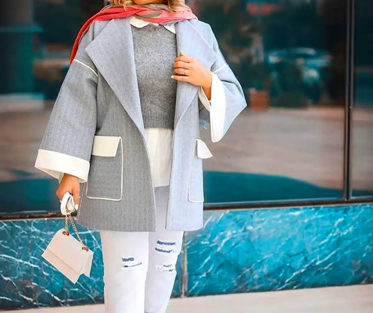 مانتو کتی بلند دانشجویی