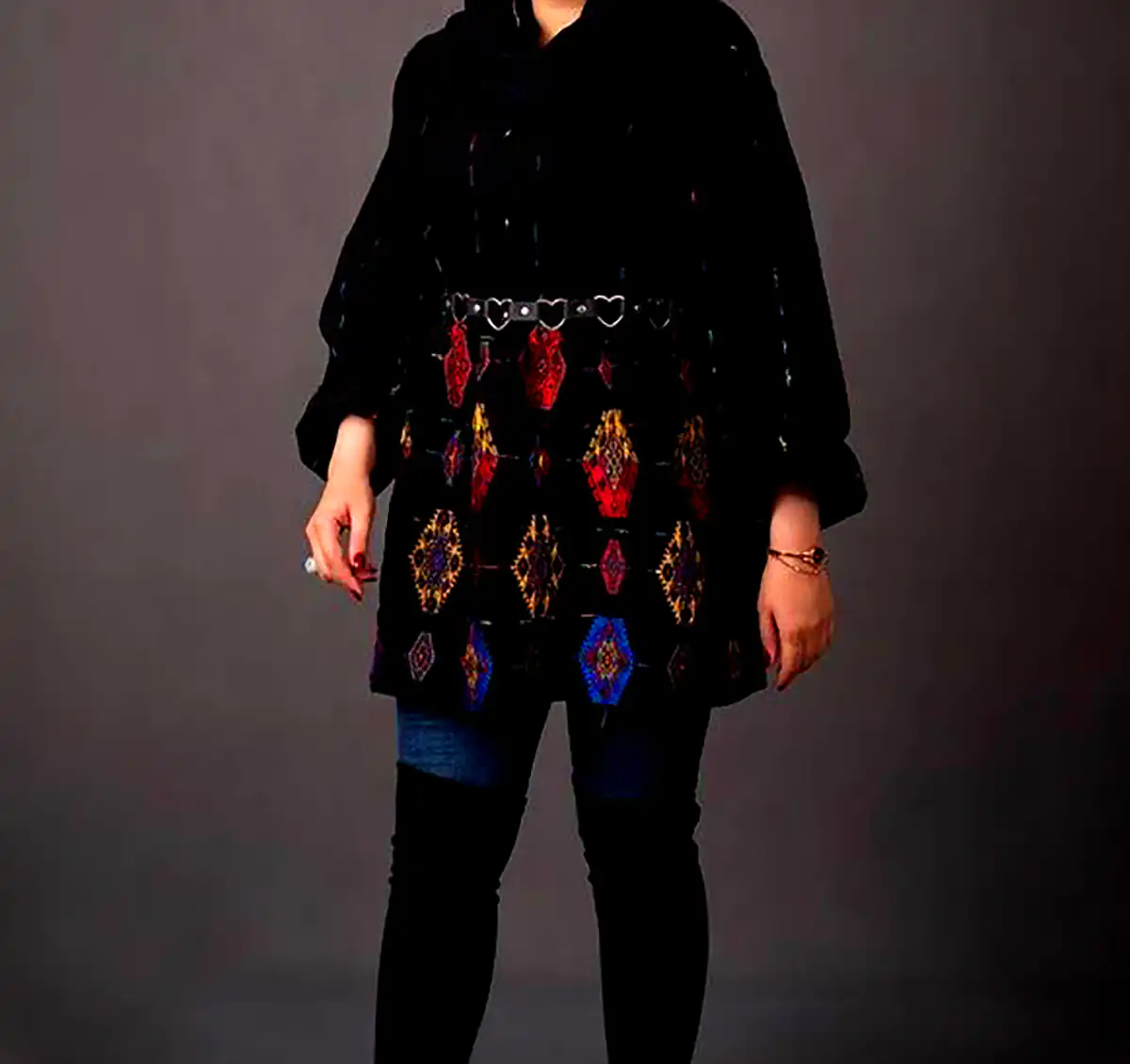 مانتو مشکی مجلسی