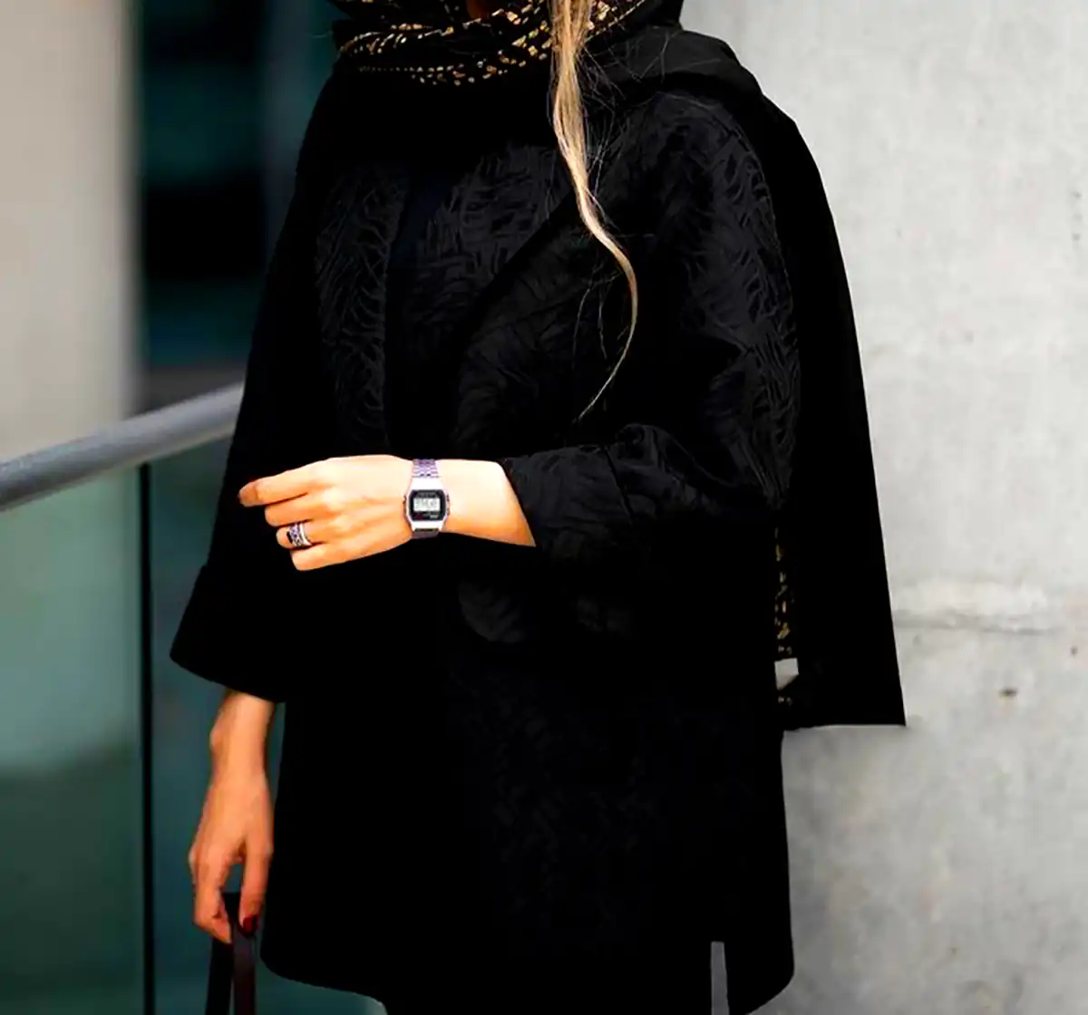 مانتو مشکی مجلسی