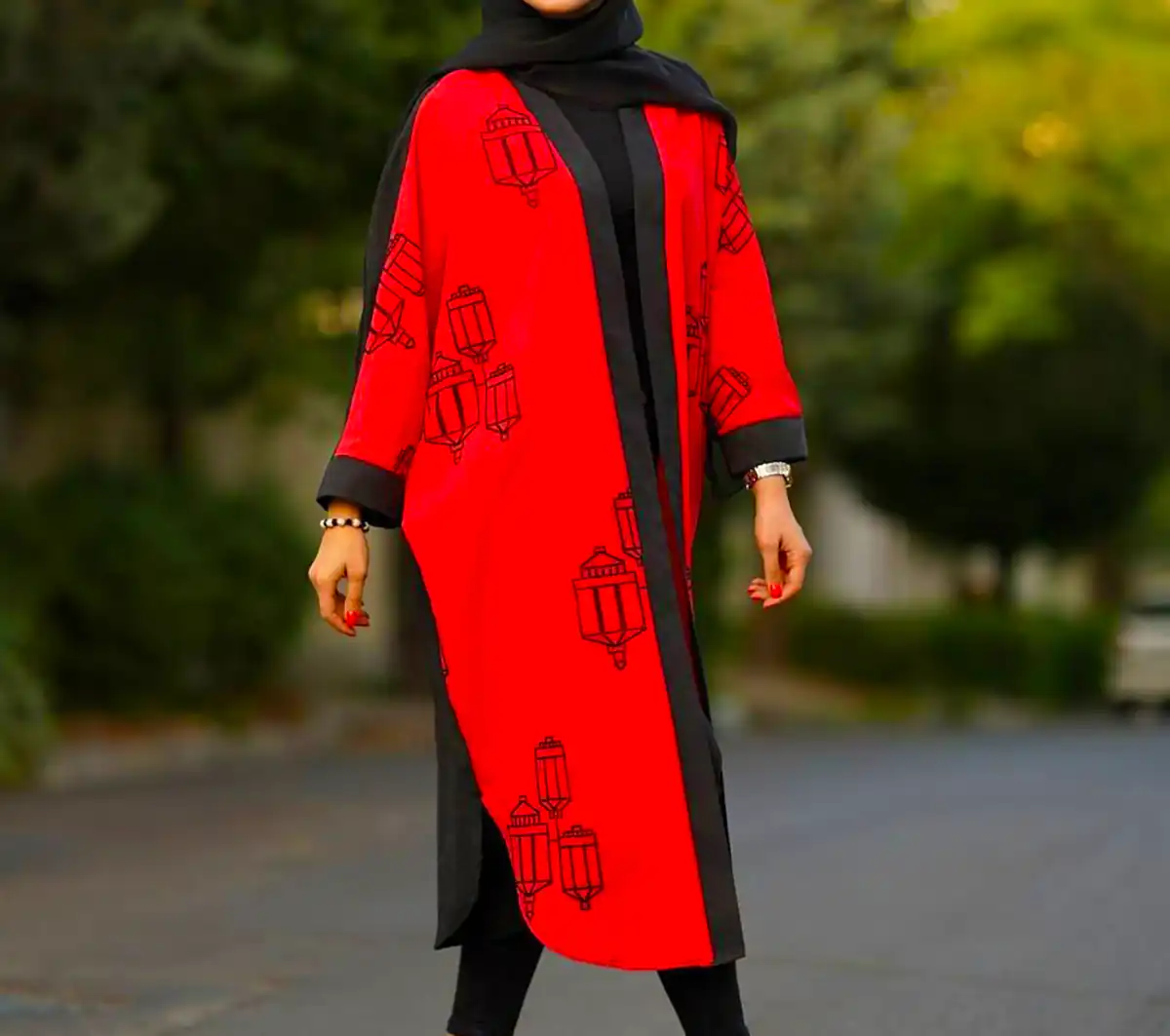 مانتو شاد و رنگی بهاری