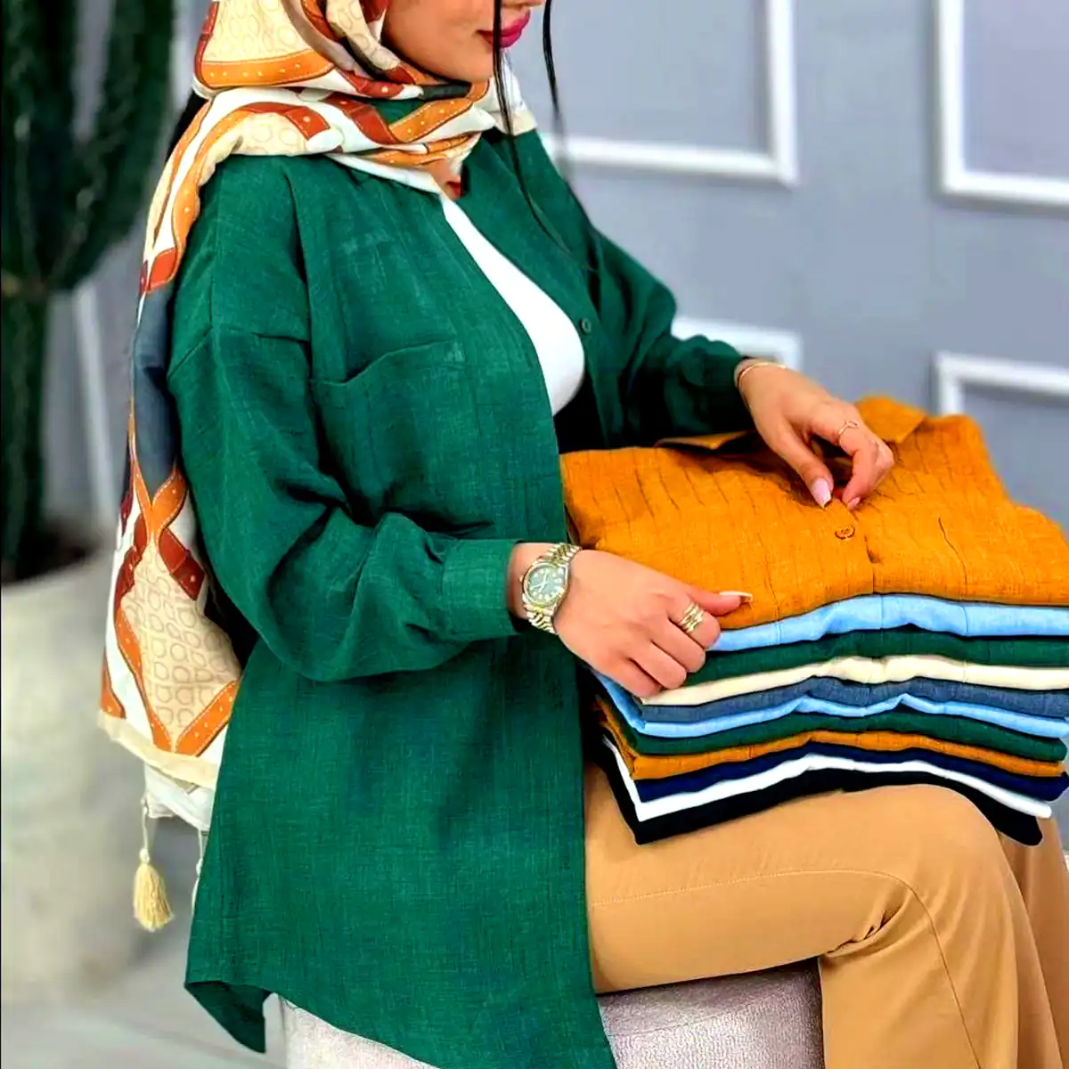 مانتو شومیزی راحتی