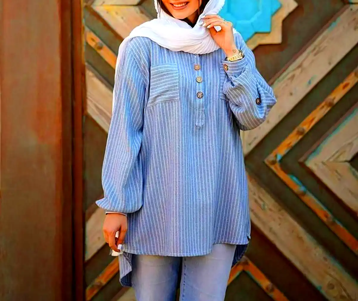 مانتو شومیزی راحتی