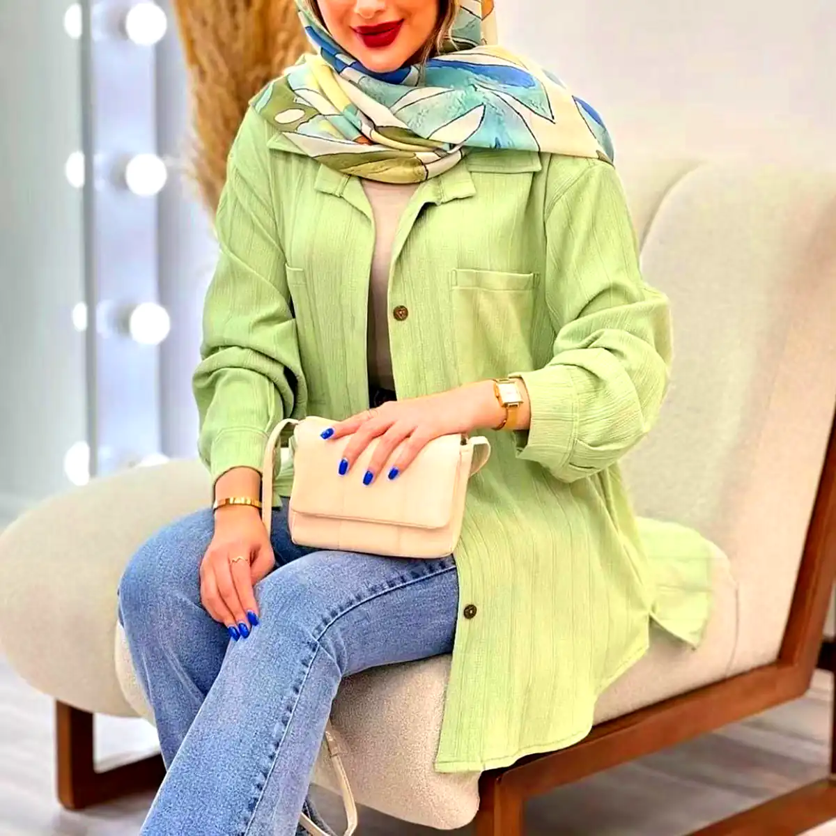 مانتو شومیزی راحتی