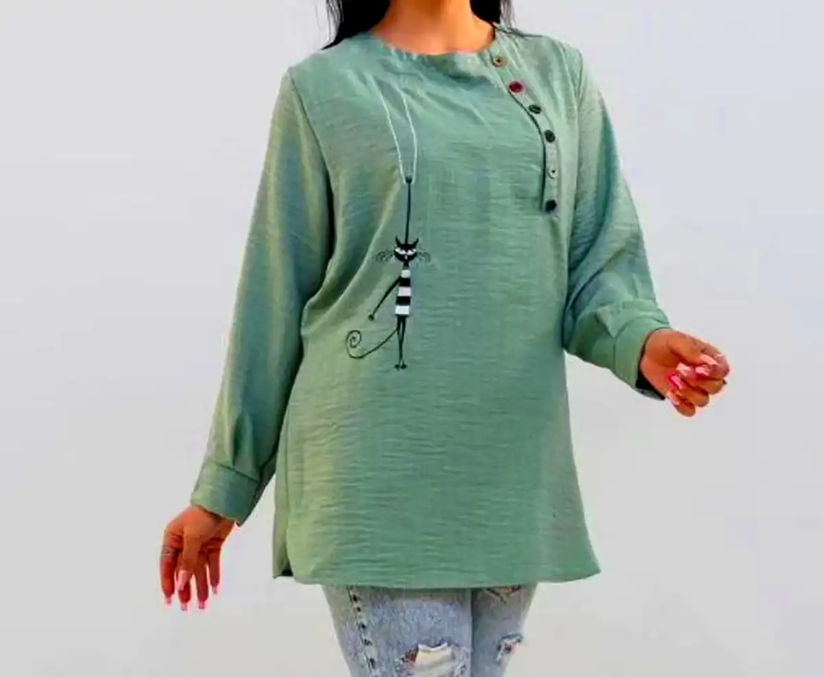مانتو شومیزی روزمره زنانه