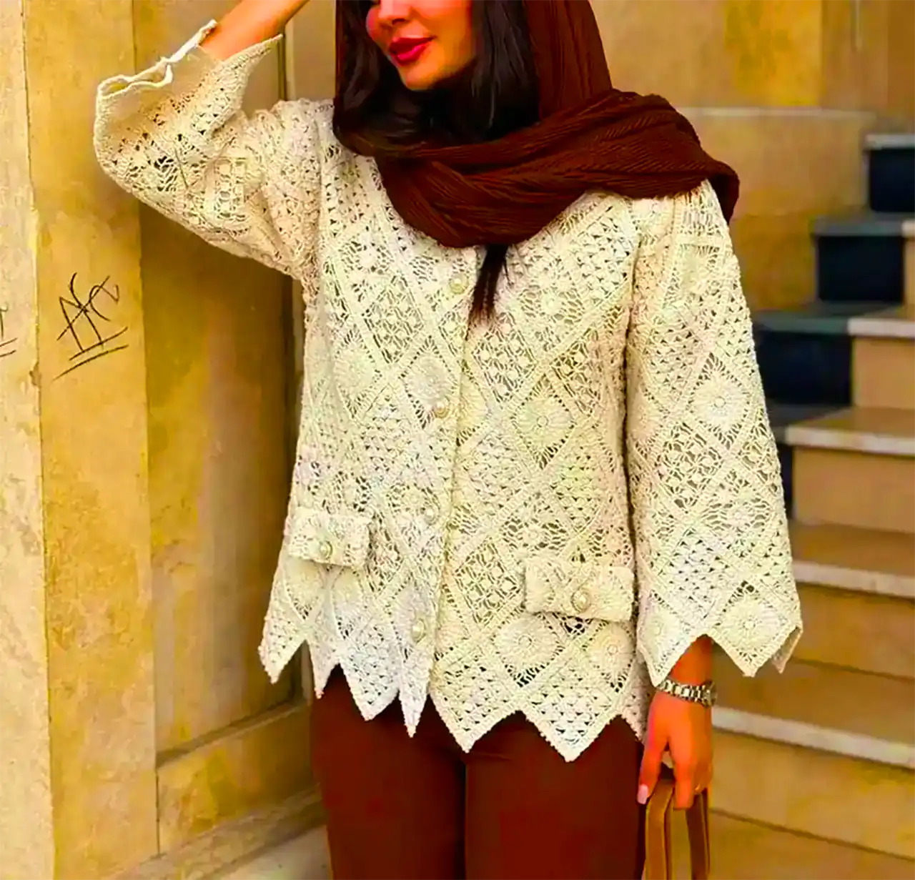 مانتو ترند برای تیپ شیک زمستانی