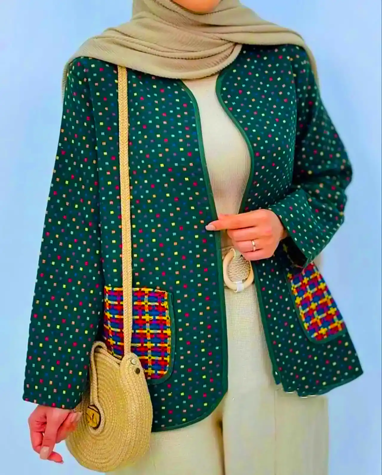 مانتو ترند برای تیپ شیک زمستانی