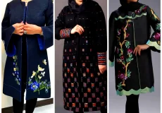 مانتو طرحدار زنانه