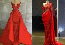 ماکسی مجلسی قرمز جذاب