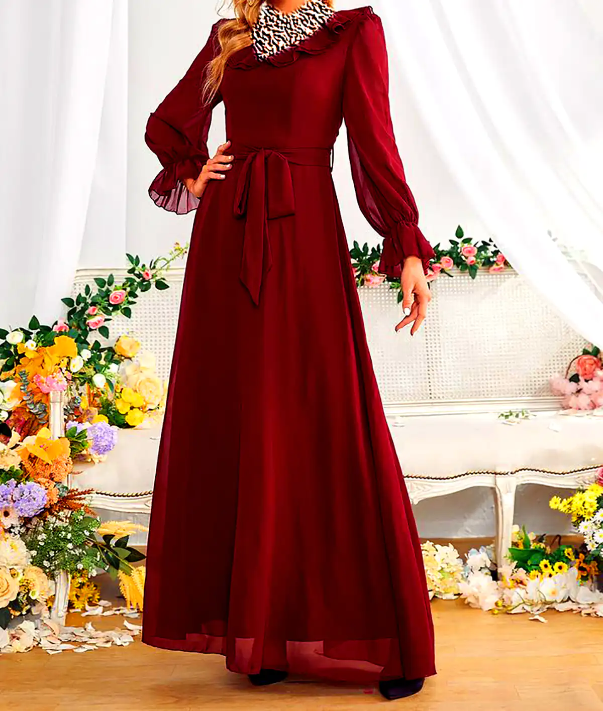 ماکسی مجلسی حریر شیک