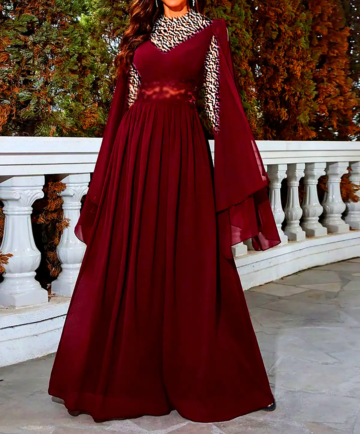 ماکسی مجلسی حریر شیک