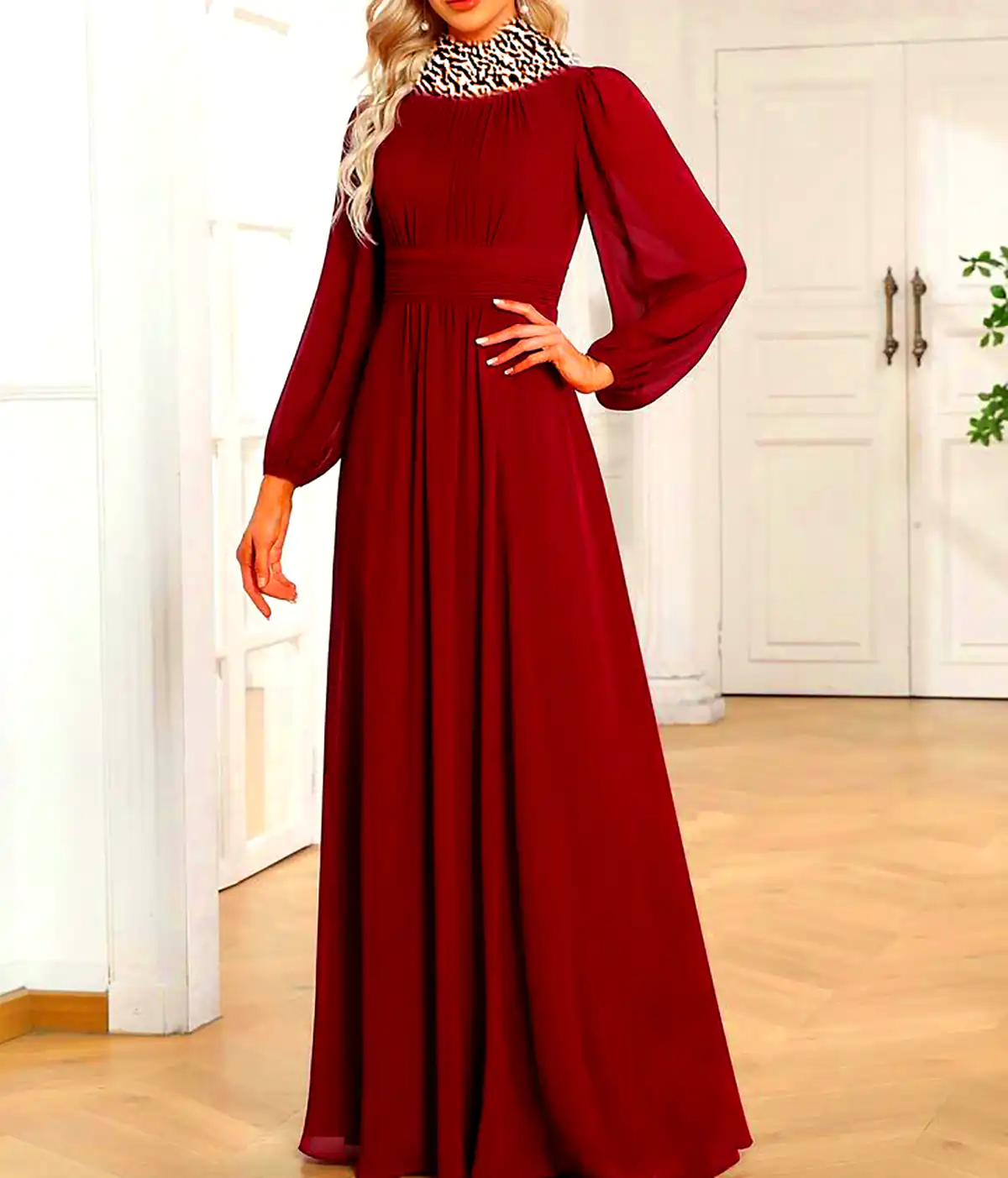 ماکسی مجلسی حریر شیک