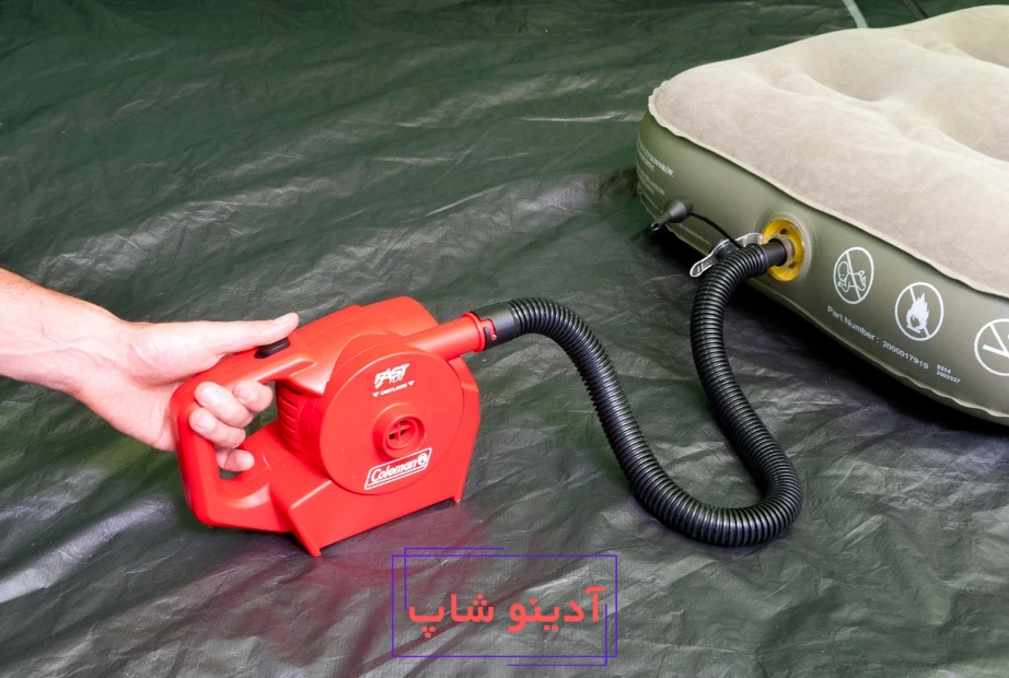 مینی کمپرسور برای بادکردن تشک بادی