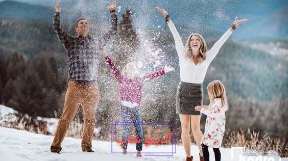 انواع ایده عکس در برف زیبا و جدید مناسب فصل زمستان | (عکس هنری در برف)