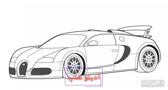 انواع نقاشی ماشین کودکانه، کارتونی، ساده و راحت - ستاره
