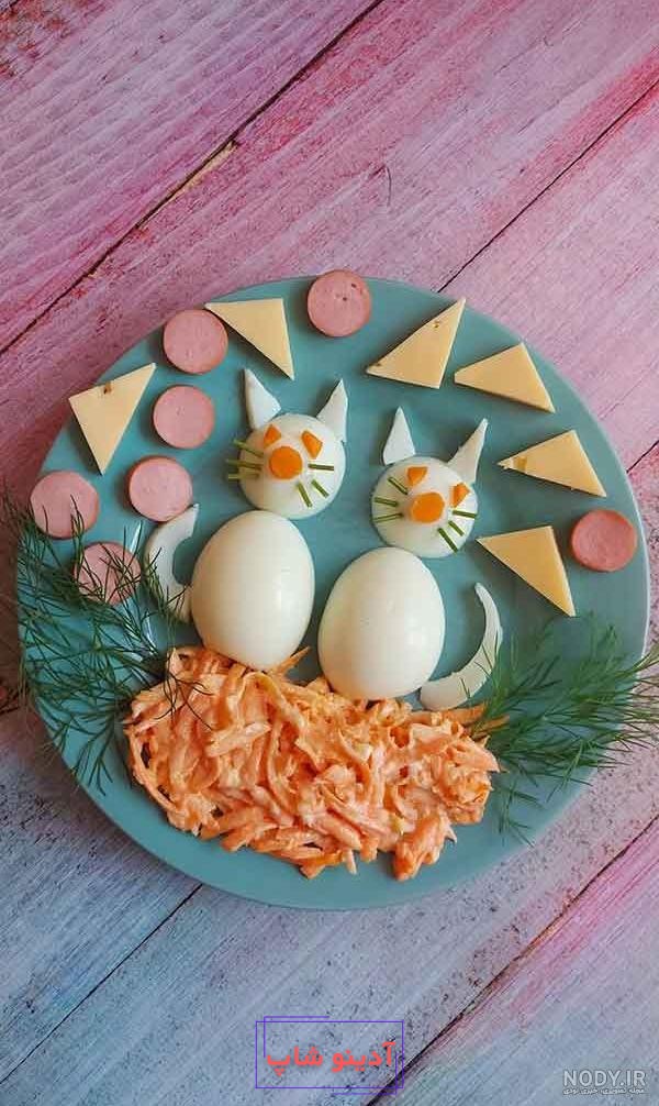 تزیین تخم مرغ آب پز 2024+ 15مدل ویژه مدارس با اشکال مختلف | عکس - گـُـ✿ـلـی  مُــــב