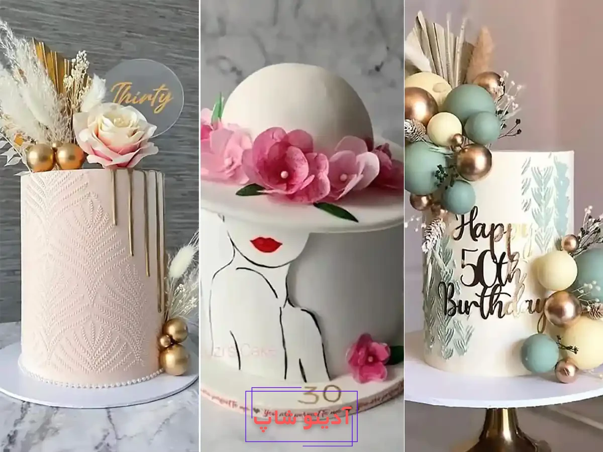 تم تولد بنفش و سفید کم هزینه