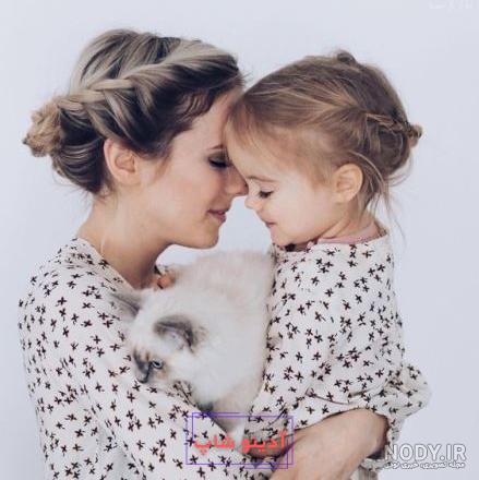 خانواده شاد پدر مادر پسر و دختر بچه 1226708