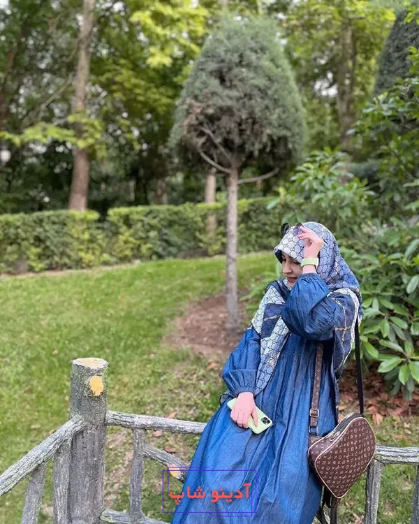 عکس دختر با حجاب برای پروفایل شاد - عکس نودی