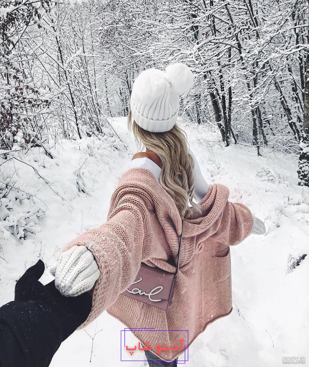 عکس دختر با کلاه زمستانی برای پروفایل ❤️ [جدید و خاص]