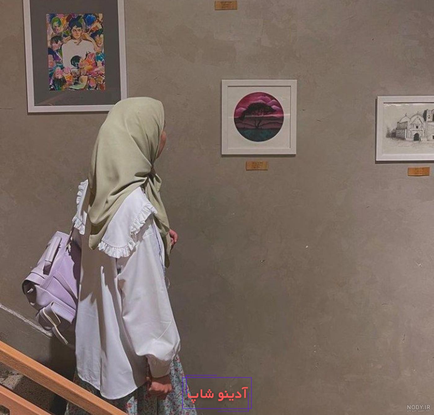 عکس دختر باحجاب برای پروفایل کارتونی