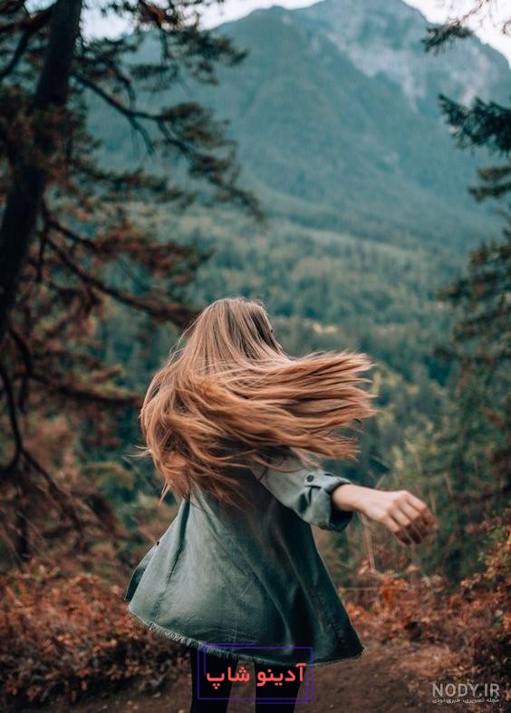 عکس دختر بچه از پشت سر برای پروفایل