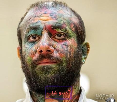 عکس قبل و بعد تتلو پیش از خالکوبی + تتو کامل بدن / عکس