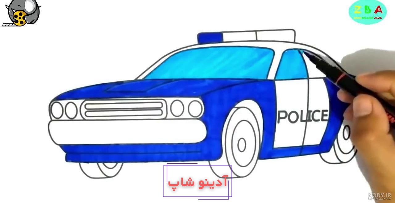 عکس ماشین سنگین نقاشی آسان