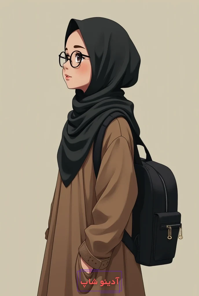 عکس پروفایل دختر باحجاب کارتونی
