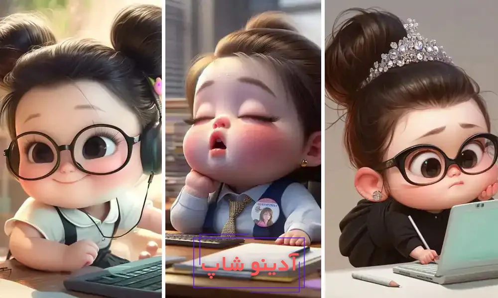 عکس کارتونی بچه گانه برای پروفایل