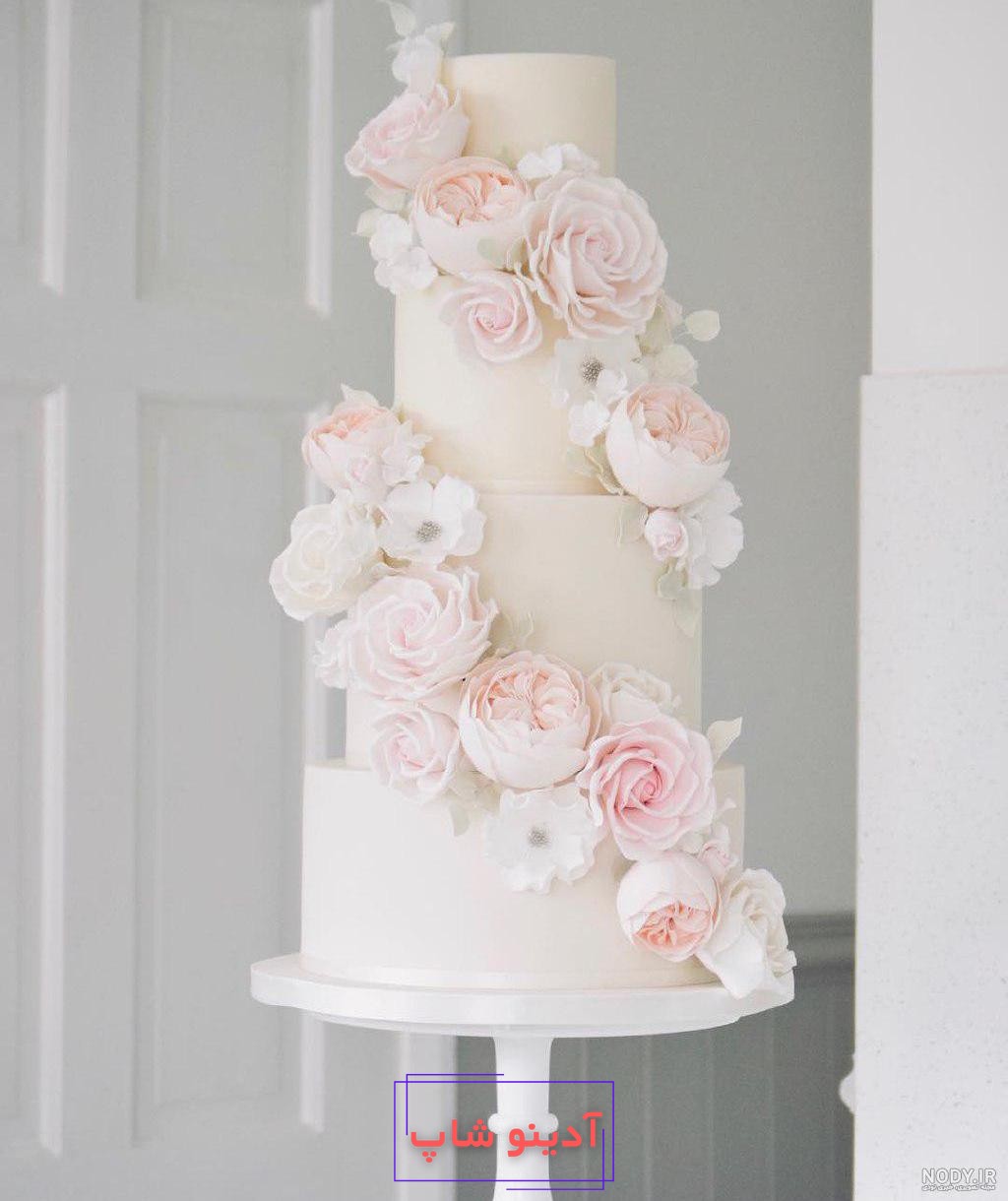 عکس کیک تولد دخترانه کرمی - عکس نودی