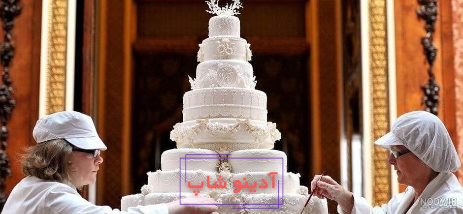 عکس کیک عروس داماد بزرگ
