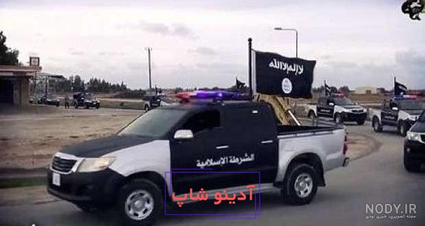 عکس:سلاح جدید داعش؛سلاح مخصوص بالگرد روی وانت تویوتا!