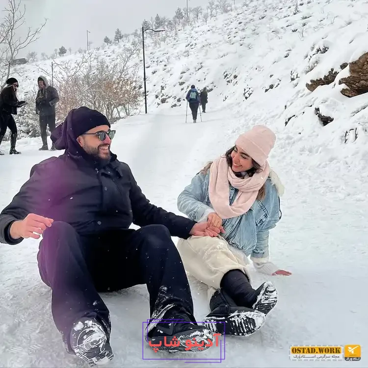 فیلم جنجالی موتورسواری سونیا و سنا حسینی