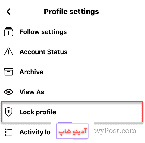 قابلیت باز یا بزرگ نشدن عکس پروفایل اینستاگرام / بستن زوم پروفایل اینستا