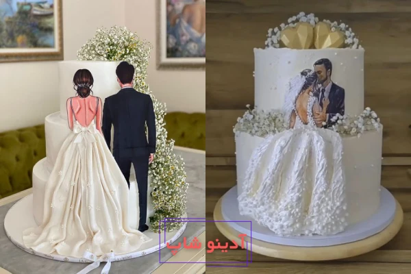 مدل های جدید کیک عروسی سه طبقه و چهار طبقه - آلبوم عکس عروسی