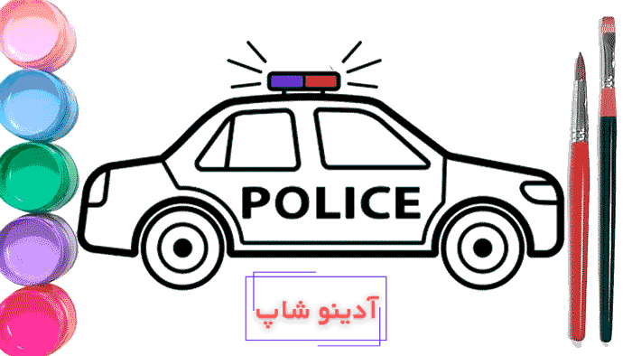 66 مدل نقاشی ماشین ساده و سخت کودکانه برای رنگ آمیزی ایرانی و خارجی