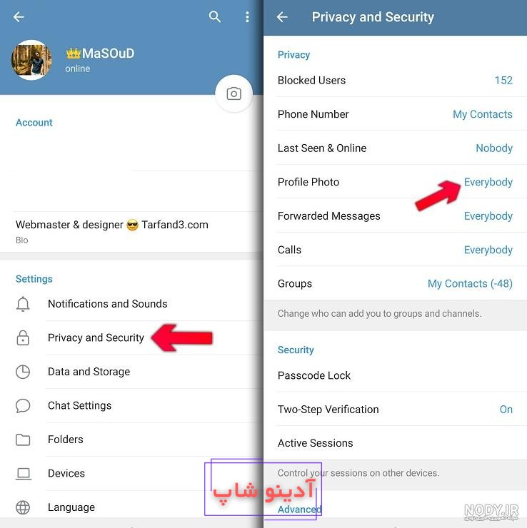 چرا عکس پروفایل واتساپ دیده نمیشه - عکس نودی