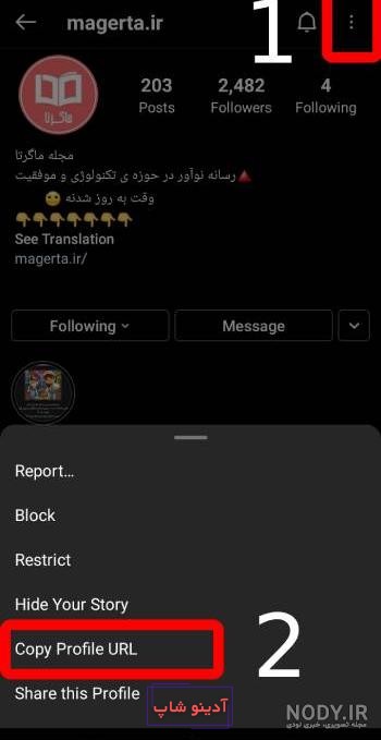 چگونه عکس پروفایل اینستاگرام را خصوصی کنیم به فارسی