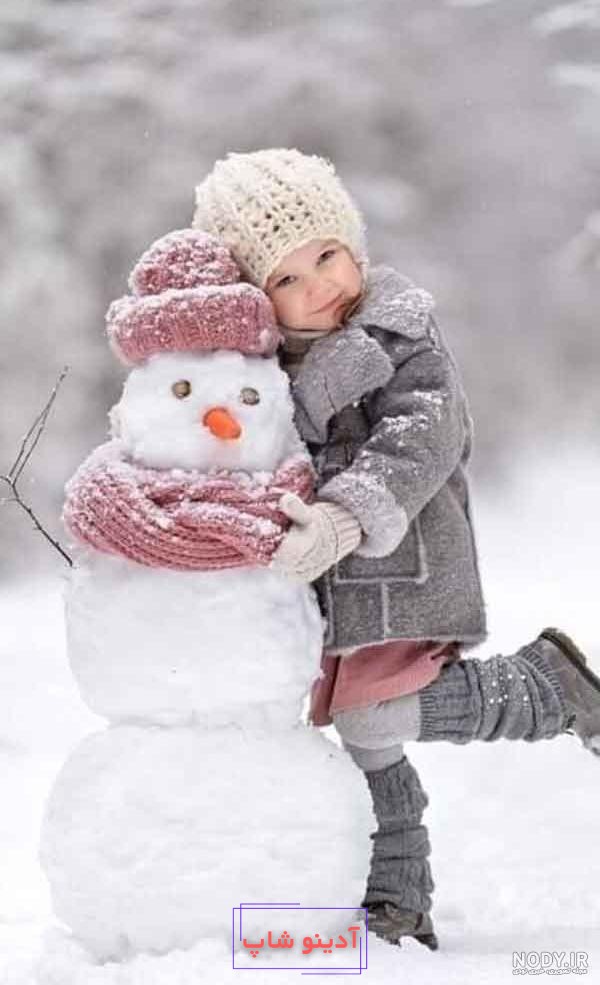 ژست عکاسی در برف دخترانه + ژست عکاسی در برف بدون چهره