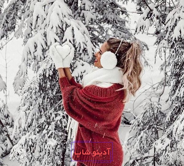 52 ژست عکاسی زمستانی در سال 2021 | کادرو