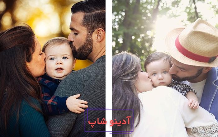 ژست عکس کودکانه