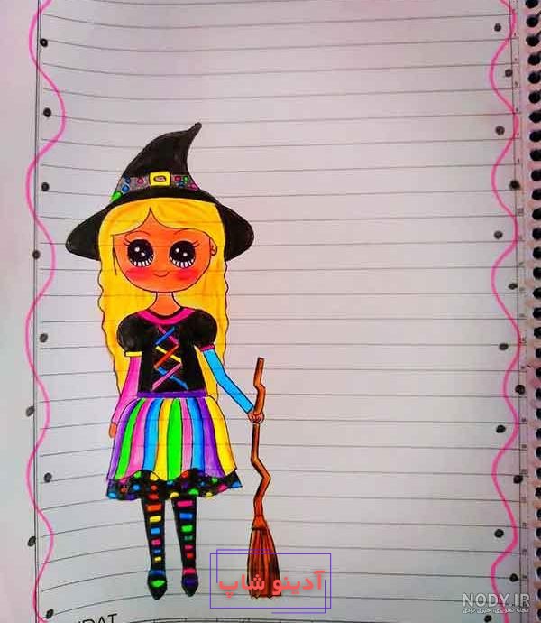 کادر دفتر مشق کیوت | طرح‌هایی که هر کسی می‌تواند بکشد