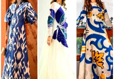 پیراهن رنگی با طراحی خاص